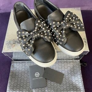 Philip Plein Diana bow sneakers, size 37